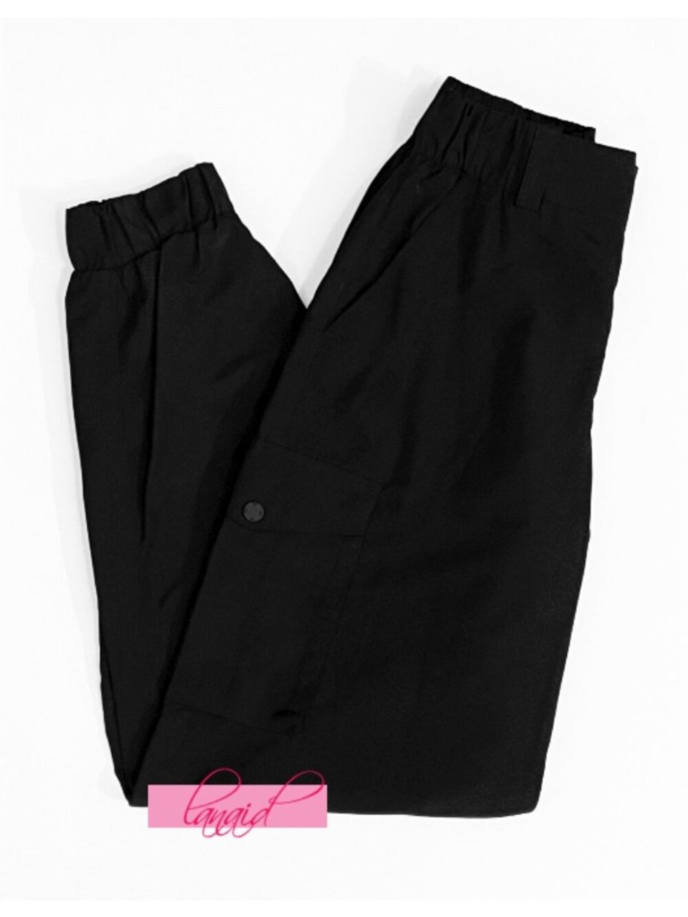 Alo High-Waist Break Line Joggers Black Hi-Rise Waisted Hiking Outdoor Traveling - Picture 7 of 9